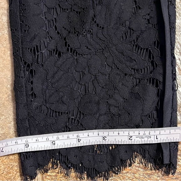 J. Crew Collection Black Leavers Lace Jumpsuit Women’s Size 0 - Picture 8 of 15